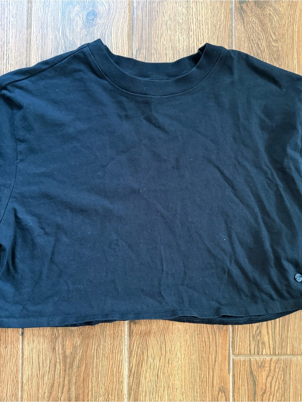 Gymshark Black Cropped Women's Top / medium